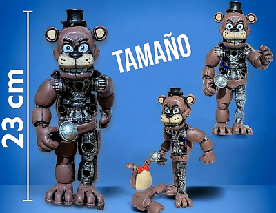 mexican FREDDY FAZBEAR action figure size 8 FNAF Five Nights at Freddy's  MOVIE