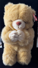 1995 Ty Beanie Baby Babies BUDDY HOPE praying bear original darker one PSR