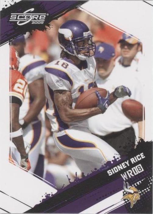2009 Score - Sidney Rice #168 for sale online | eBay