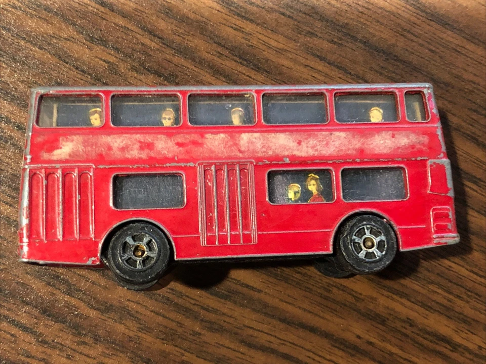 Vintage Lot 5 Corgi Junior Diecast Toy Cars Russian Medium Tank Mercedes Bus - Image 4 of 4