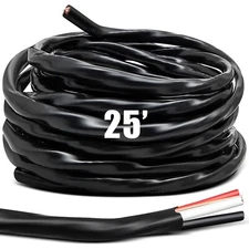 Kanayu 25 ft 6/3 NM-B Wire with Ground, PVC Non Metallic Sheathed Cable 3 Con...