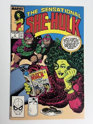 Sensational She-Hulk #2 (1989) in 9.4 Near Mint  -$5.99 Unlimited Shipping