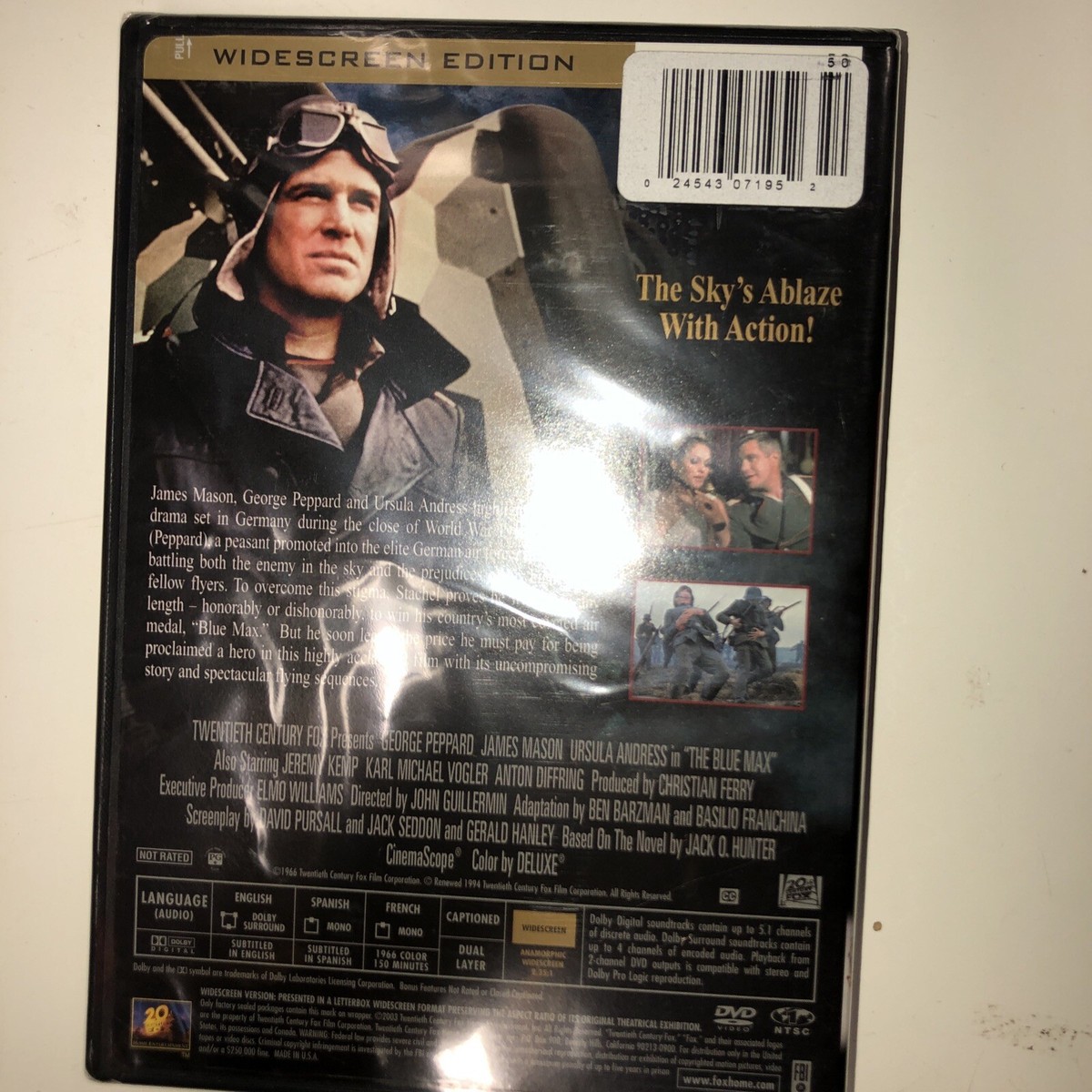 The Blue Max (DVD, 1966) 24543071952| eBay