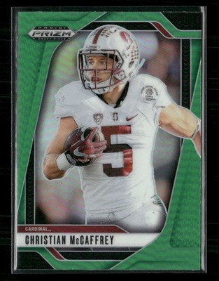 カプコンフレンドリークラブ 会員証2枚(種)セット　非売品　メンバーズカード Christian McCaffrey 2025 Panini Prizm Draft Picks Green Prizm #194
