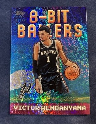 2025-26 Topps Victor Wembanyama 8 Bit Ballers HoloFoil SP #8B-4 Spurs