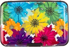 Credit Card Holder, Metal Card Wallet RFID Blocking Mini Slim Aluminum Business