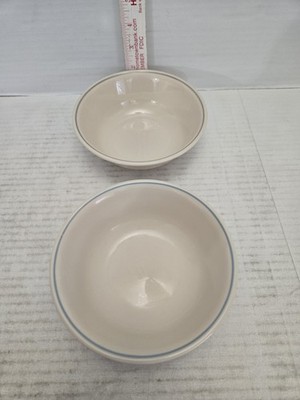2 Corelle by Corning First of Spring Gray Stripe 6.25'' Soup Bowl FREE SHIPPING