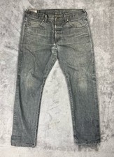Wallace and Barnes Jeans Mens 32x28 Selvedge Denim Slim Fit Made in USA FLAWED