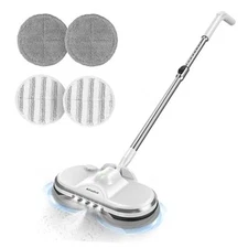 AlfaBot WS-24 - Trapeador eléctrico inalámbrico, mopa giratoria eléctrica 180ML