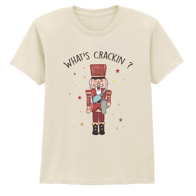 Whats Crackin Nussknacker Weihnachten Feiertage Unisex Kinder T-Shirt lustig festlich