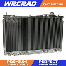Aluminum Radiator For 2001 2002 2003 2004 2005 Honda Civic 1.7l Manual Only