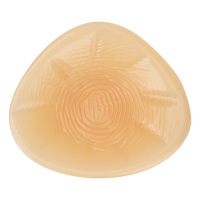 250g 75C 80B 85A Bra Pad Inserts Soft Silicone Triangular Shaped Concave Bottom