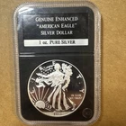 2013 Genuine Burshished American Eagle Statue Of Liberty Pure Silver PSC stamps