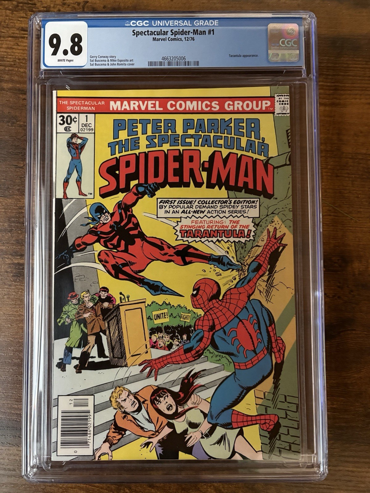 Spectacular Spider-Man #1 CGC 9.8 WP Marvel 1976