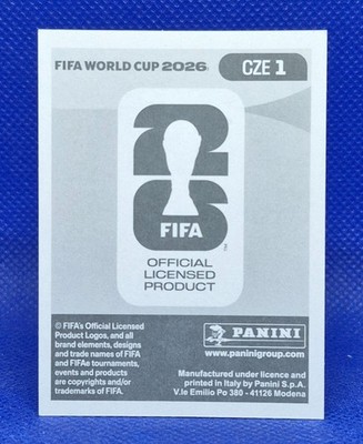 2026 Panini FIFA World Cup Sticker Czechia Team Logo #CZE 1 -US