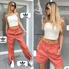 Adidas Originals Adibreak 2 in 1 Faux Leather Track Pant Women Zip Off