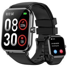 Smart Watch 1.85" HD Fitness Tracker with Bluetooth Calls, 5 ATM Waterproof