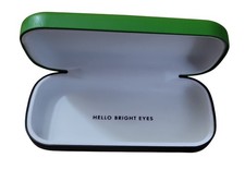 Kate Spade New York Gr/Bl Hello Bright Eyes Sunglasses Clamshell Hard Case