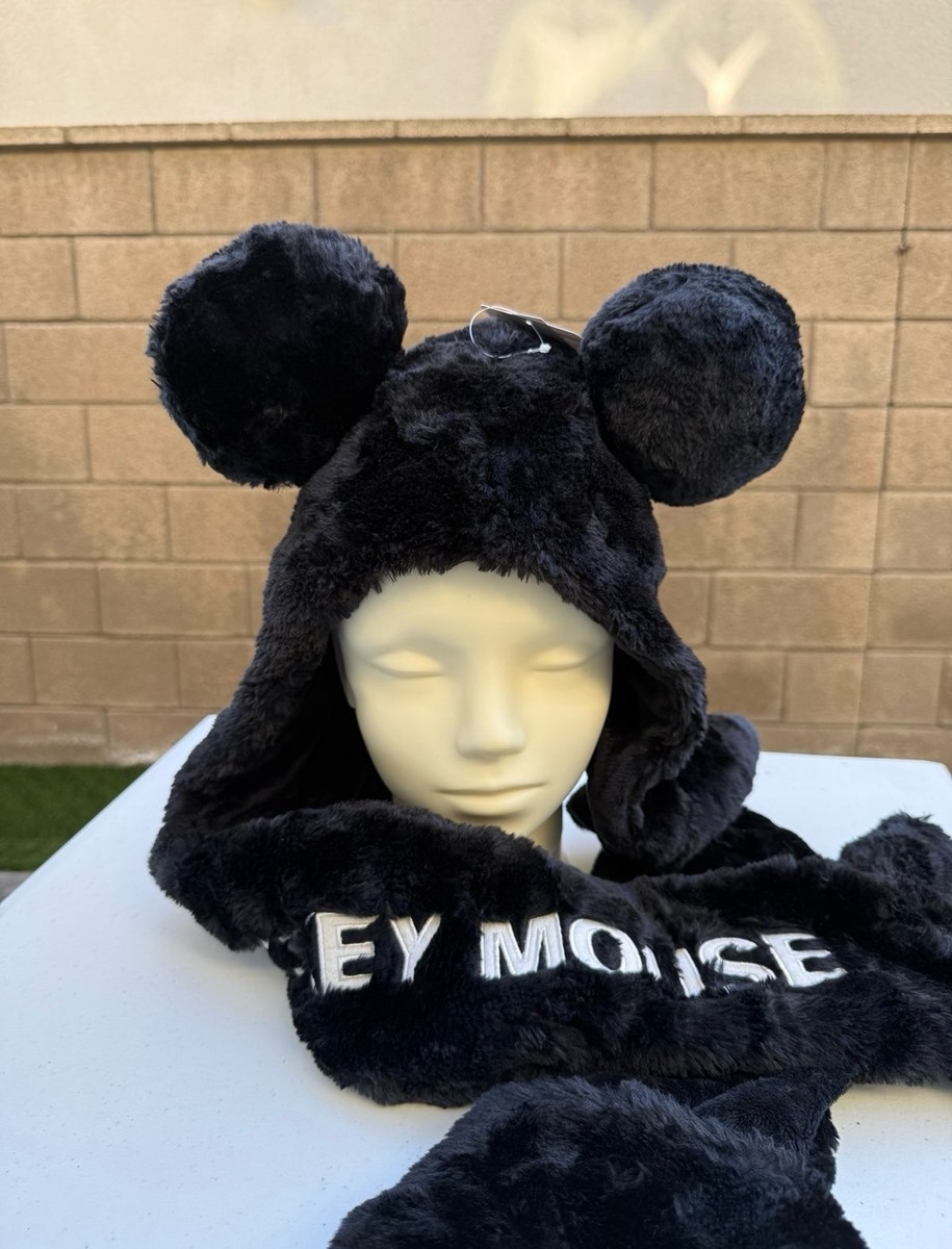 Japan Tokyo Disney Mickey Mouse Ears Headband black hat  display picture 3
