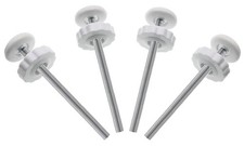 4Pcs Baby Gate Threaded Spindle Rod, M8 8Mm Replacement Bolt for Pet Gates