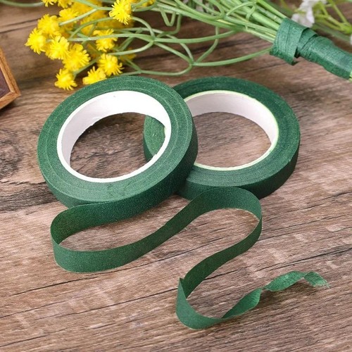 10/1rolls Green Bouquet Floral Tapes Self-adhesive Stamen Wrapping Paper Tape - Picture 8 of 16