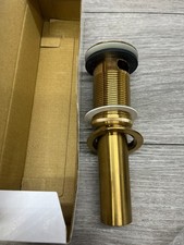 Signature Hardware Press Type Pop-Up Bathroom Drain - No Overflow READ