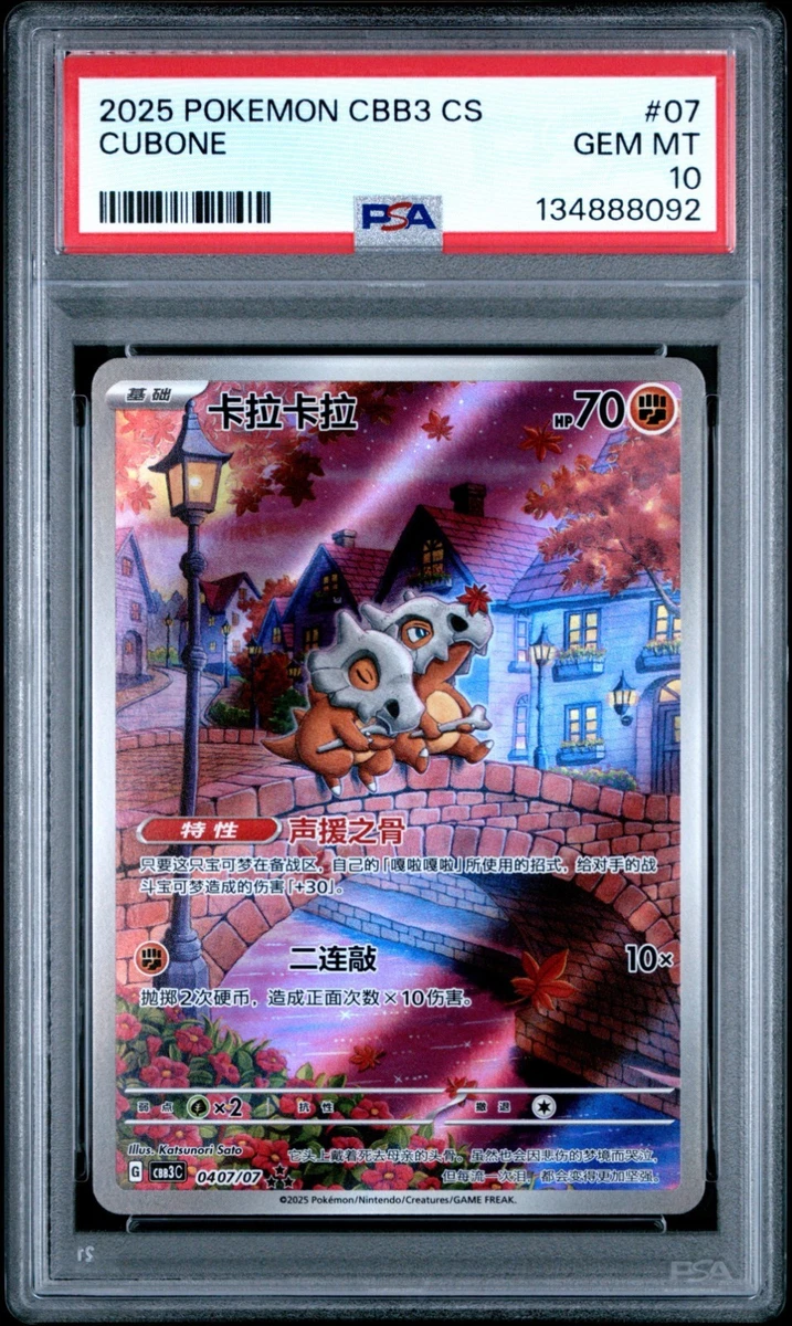 Pokémon TCG Grade 10 Chinese Collectible Individual Card Games for