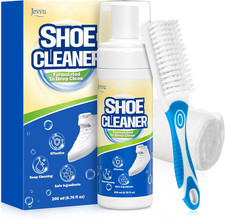 Shoe Cleaner Kit Sneaker Cleaning Brush Towel Deep Clean White Shoes