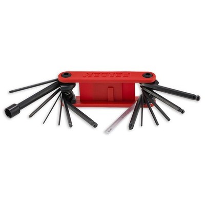 Fender Guitar & Bass Multi-Tool   14-in-1 Repair Tool | Hex Keys | Compact & Dur