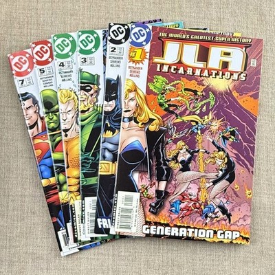 JLA: Incarnations #1 7 (2001 DC)   Missing #6   High-Grade Lot  Glossy covers