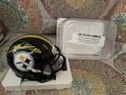 Rod Woodson Pittsburgh Steelers Autographed Mini Helmet Beckett Witnessed