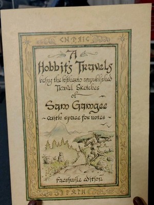 A Hobbit s Travels   Sam Gamgee Facsimile Edition Personal Notebook Travel Sketc
