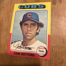 1975 Topps Rookie RC  Card #469 Tom Dettore Chicago Cubs NmMt Free Shipping!. rookie card picture