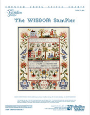 The Wisdom Sampler Vermillion Stitchery Hand Cross Stitch Pattern 512