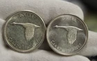 (2) 1967 Canada Silver Dollars $1 .800 Nice Unc