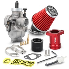 NIBBI PE24 Carburetor Kit 24mm for Predator 212cc 196cc 224cc Engine Red