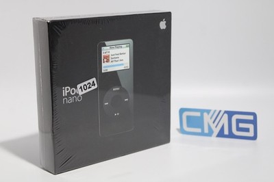 Apple iPod nano 1st 1. Generation 4GB 1G 4 GB BLACK NEU NEW Sealed VINTAGE 2005