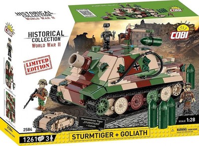 Cobi 2584 - Sturmtiger + Goliath - Limited Edition Nr. 1266 NEU OVP