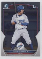 2023 Bowman Chrome Prospects Yeiner Fernandez #BCP-138 18vd