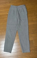 Comme des Gar ons Ladies' Checked Tapered Pants, Waist 25.2in, Used