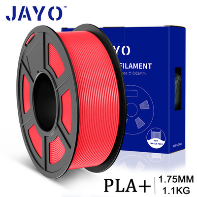 JAYO 3D Drucker Filament PLA PLUS Kirsch Rot 1,1KG 1,75mm PLA+ Cherry Red