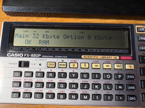 Casio FX 880P - Retro Computer BASIC (Upgrade von FX-850P) 32 KB funktioniert super! - Bild 3 von 7