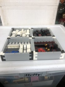 LEGO Chess & Checkers Complete Board Game Missing Two Parts See Pictures