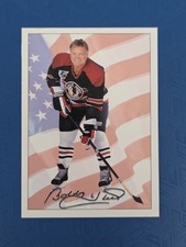 1991-92 Ultimate Original 6 #77 Bobby Hull Chicago Blackhawks HOCKEY Card 9G