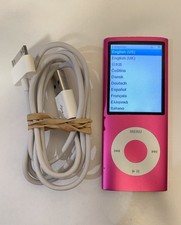 Apple iPod nano 4th Generation Pink 8 GB Works Great