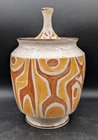 Vintage Red Wing Pottery USA Jolly Jar With Lid, Sierra Line AS IS (Chipped)