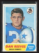 1968 Topps #77 Dan Reeves - VG/EX Set Break!