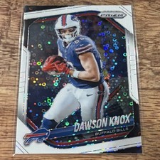 Panini 2025 Prizm Disco Prizm Dawson Knox #65 Buffalo Bills NFL Football