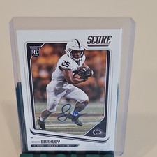 Panini Score 2018 Saquon Barkley SSP Rookie Autograph #359 Football Card. rookie card picture