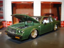 1987 Buick Grand National Custom Edition Coupe M2 164 Green Cool Wheels